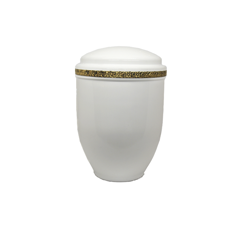 URNAS PARA CENIZAS RELIEVE BLANCA PRIMAVERA