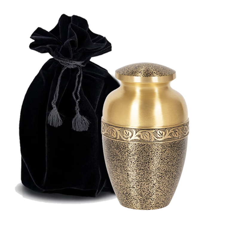 URNAS PARA CENIZAS URNA LATON GOFRADO