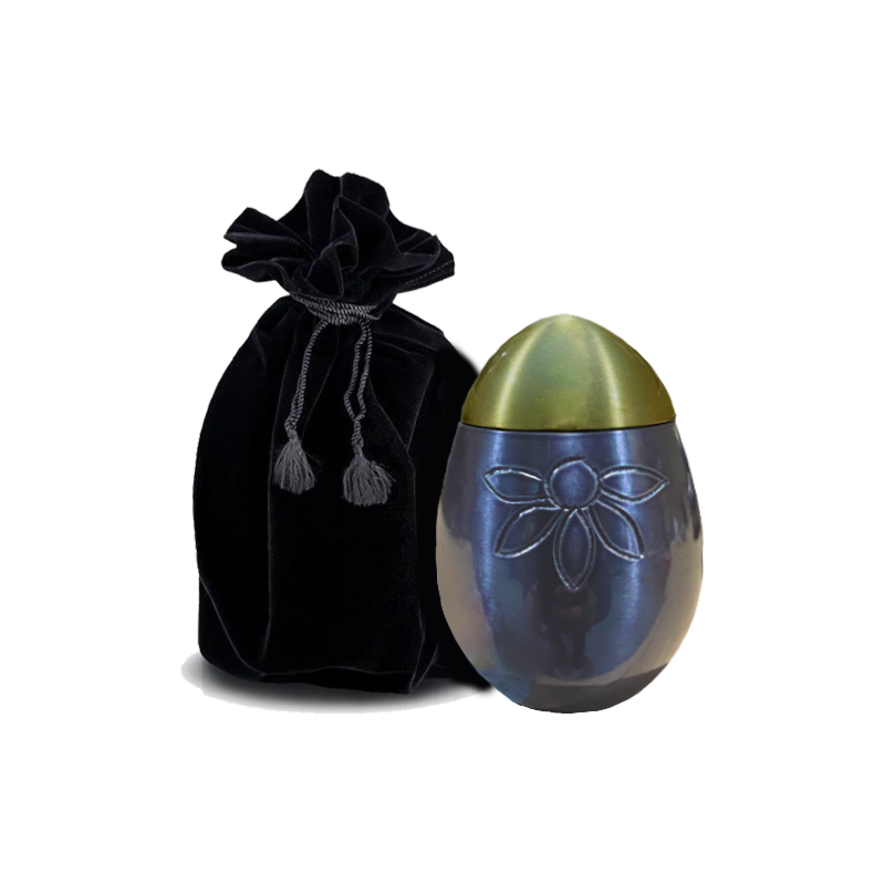 MINI URNA RELICARIO EGG ORO