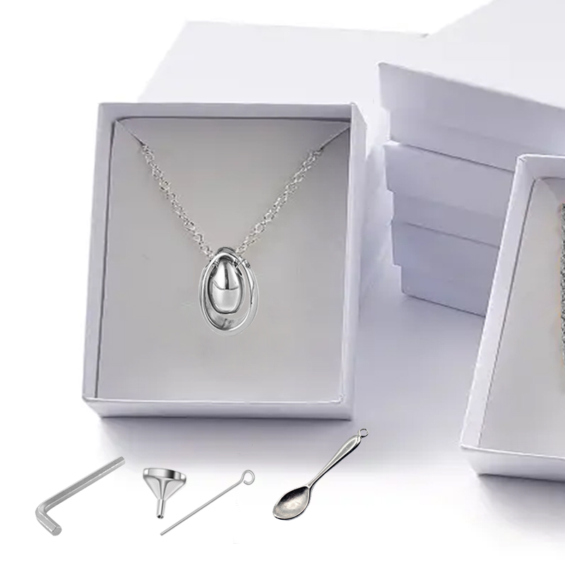 JOYA PORTACENIZAS GOTA AGUA INOX