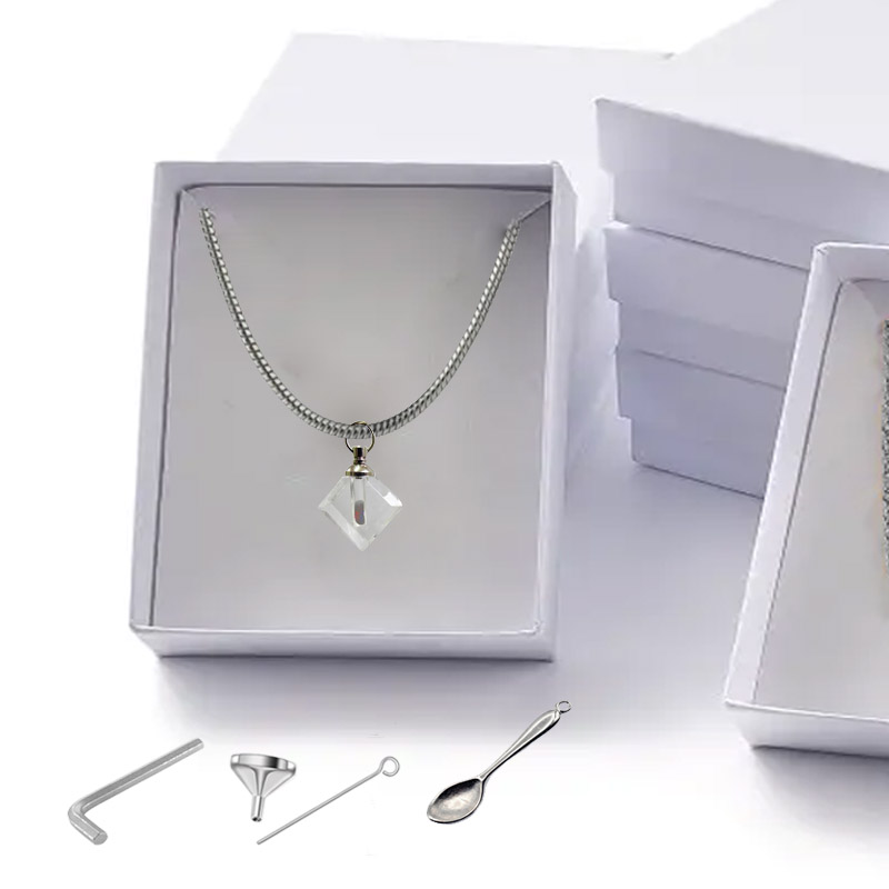 JOYA PORTACENIZAS ROMBO CRISTAL TRANSPARENTE