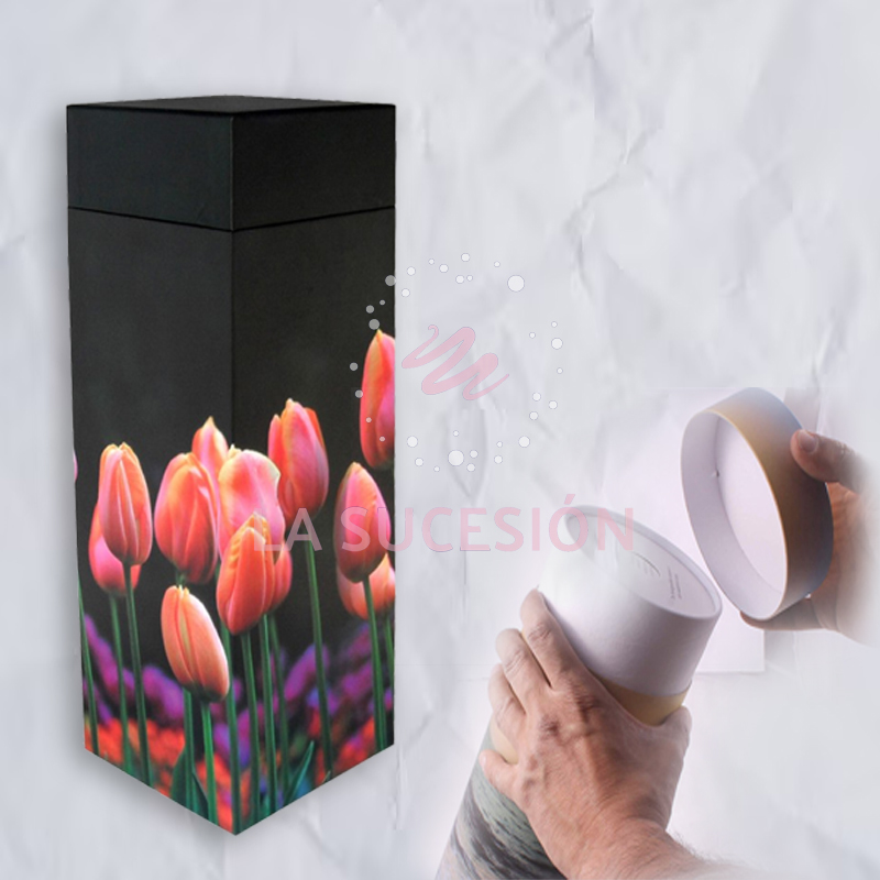 URNAS PARA CENIZAS URNA TUBOS DISPERSION TULIPANES