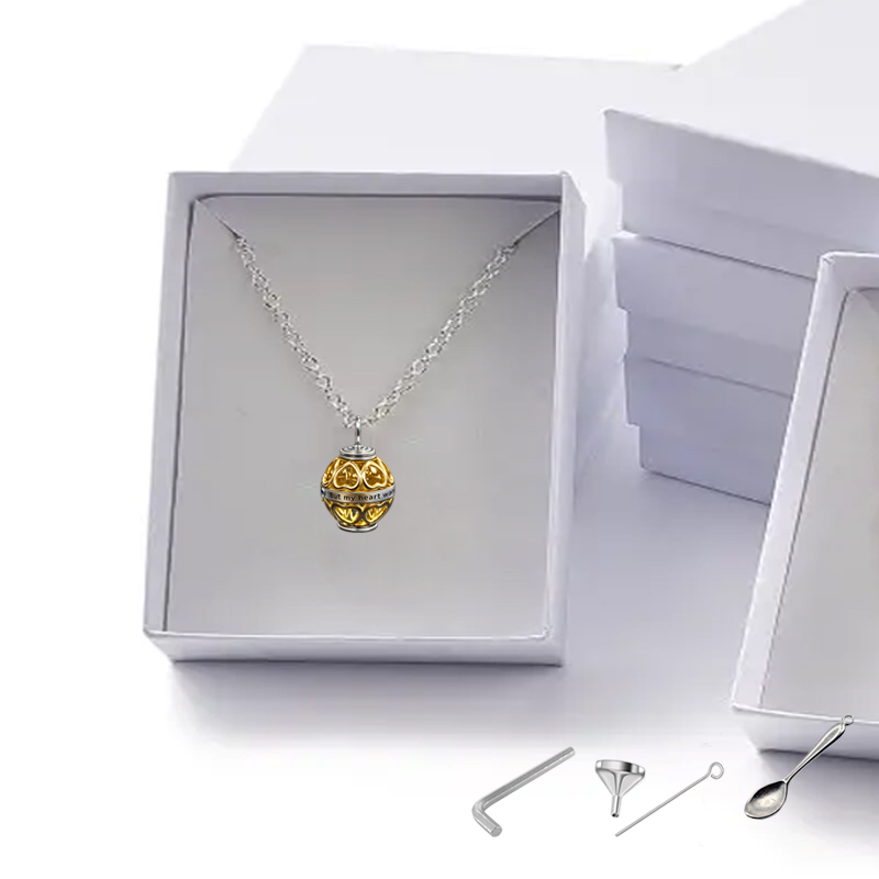 JOYA PORTACENIZAS ESFERA CORAZONES